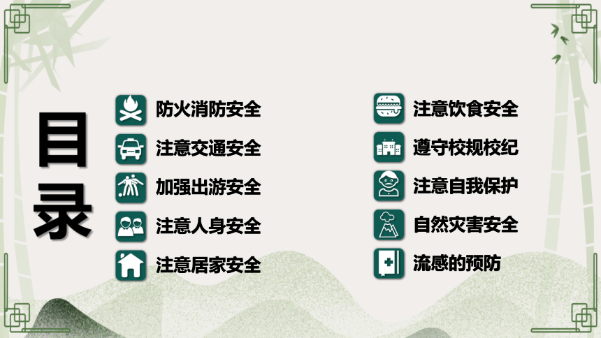 清明节假期安全教育主题班会课件